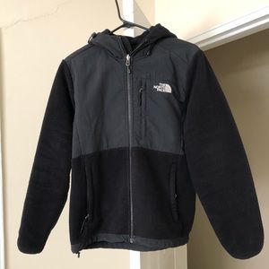 Black North Face Denali Jacket with Hood